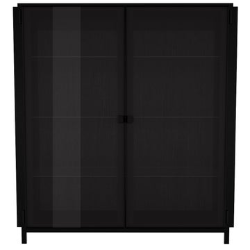 Armoire ANDERS d'Ethnicraft, 2 portes, Noir
