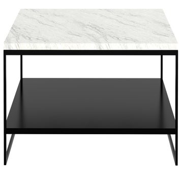 Table basse STONE d'Ethnicraft, 120 cm, Blanc