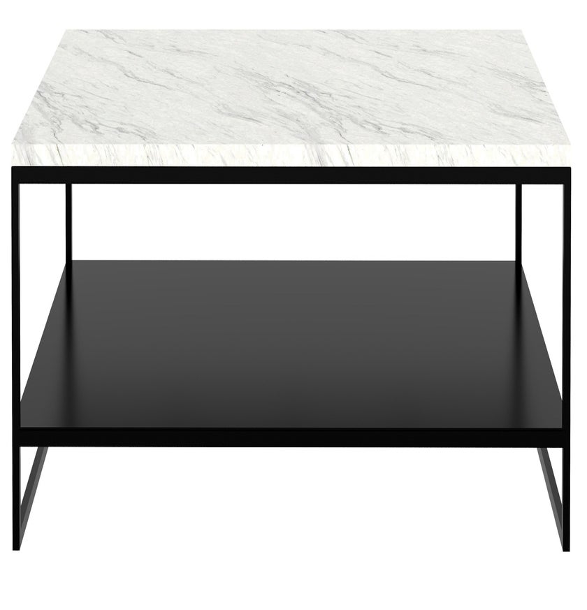 Table basse STONE d'Ethnicraft, 120 cm, Blanc