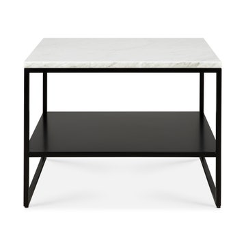 Table basse STONE d'Ethnicraft, 60 x 53 cm, Blanc