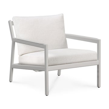 Fauteuil de jardin Jack - aluminium blanc avec coussin Ethnicraft, Off white