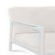 Canapé de jardin Jack d'Ethnicraft en aluminium blanc avec coussin, Off white thumbnail