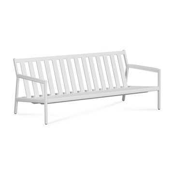 Structure de canapé de jardin Jack - aluminium - blanc - 2+ places, d'Ethnicraft