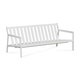 Structure de canapé de jardin Jack - aluminium - blanc - 2+ places, d'Ethnicraft