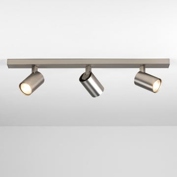 Spot ASCOLI Bar triple, Finition nickel mat