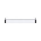 Porte serviette RAIL mural 60 cm, Blanc brillant