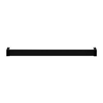 Porte serviette RAIL mural 60 cm de Kartell, Noir brillant