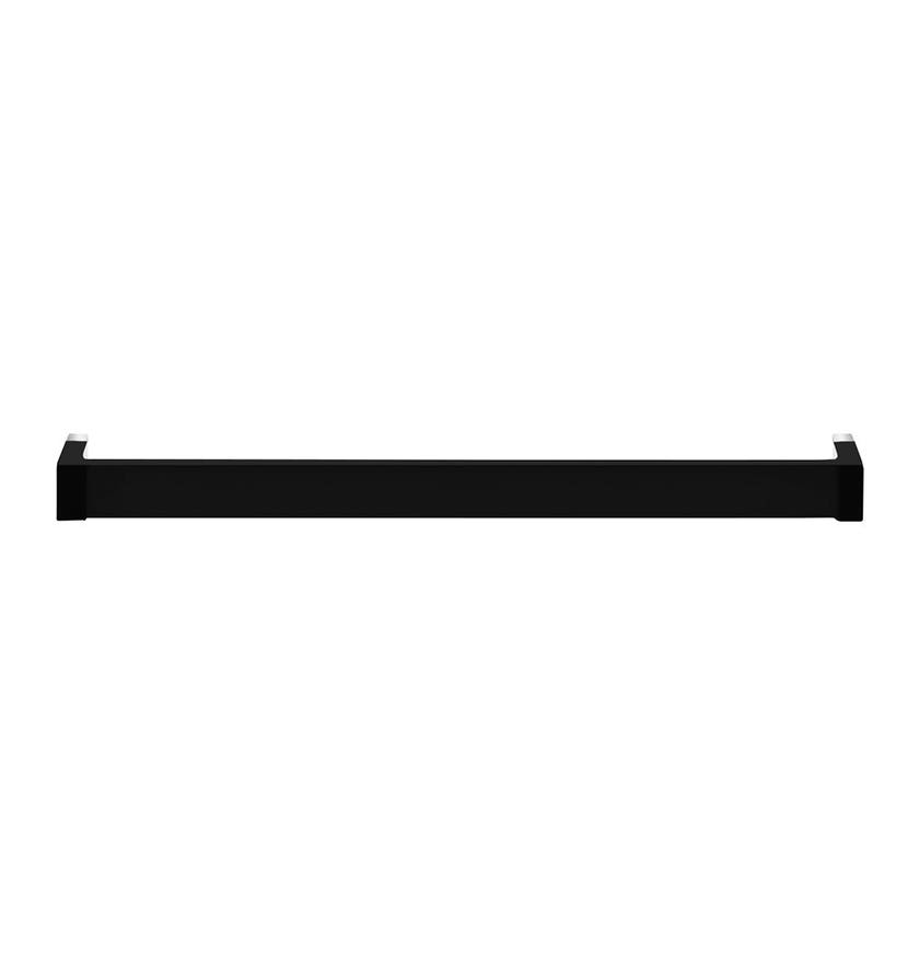 Porte serviette RAIL mural 60 cm de Kartell, Noir brillant
