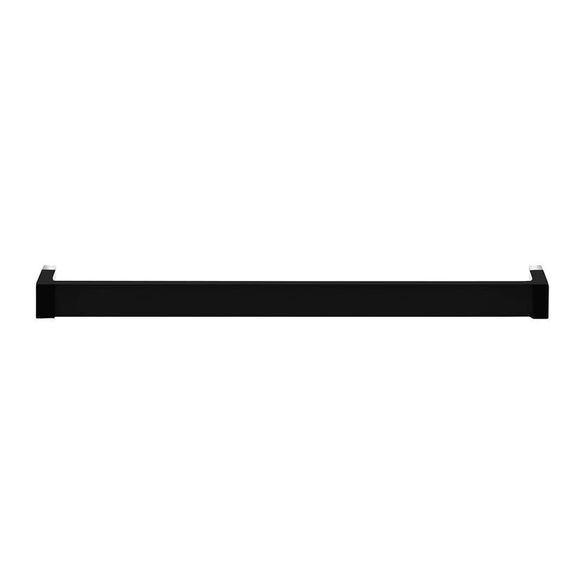 Porte serviette RAIL mural 60 cm de Kartell, Noir brillant Porte serviette RAIL mural 60 cm de Kartell, Noir brillant