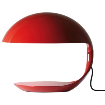 Lampe à poser COBRA de Martinelli Luce, Rouge