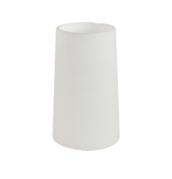 Abat-jour CONE 195 pour applique LAGO, Verre blanc opal