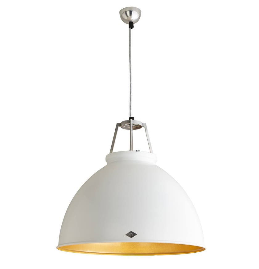 Suspension TITAN 5 d'Original BTC, Intérieur doré, Blanc