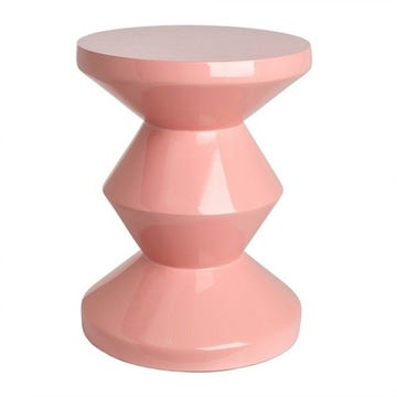 Tabouret ZIG ZAG de Pols Potten, Rose clair 