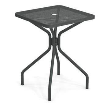 Table carrée CAMBI de Emu, 60 x 60 cm, Fer ancien