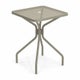 Table carrée CAMBI, 60 x 60 cm, Gris vert