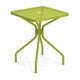 Table carrée CAMBI, 60 x 60 cm, Vert,