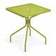 Table carrée CAMBI, 80 x 80 cm, Vert