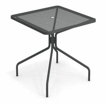 Table carrée CAMBI de Emu, 90 x 90 cm, Fer ancien