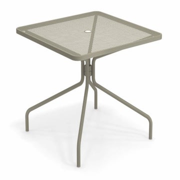 Table carrée CAMBI de Emu, 90 x 90 cm, Gris vert