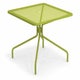 Table carrée CAMBI, 90 x 90 cm, Vert
