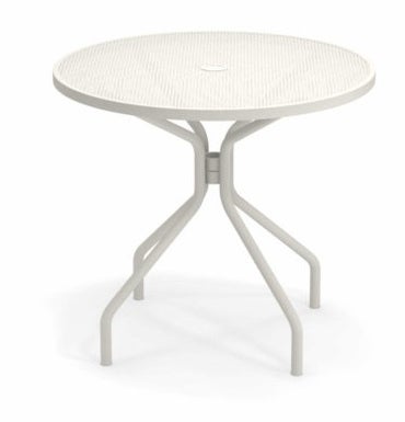 Table ronde CAMBI de Emu, Ø 80 cm, Blanc mat