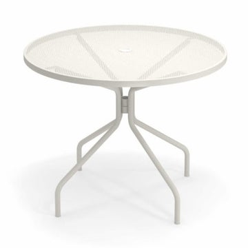 Table ronde CAMBI de Emu, Ø106 cm, Blanc mat