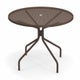 Table ronde CAMBI, Ø106 cm, Marron d'Inde