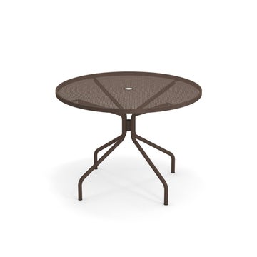 Table ronde CAMBI de Emu, Ø106 cm, Marron d'Inde