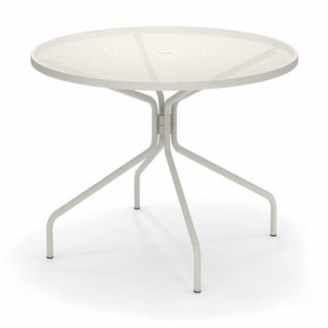 Table ronde CAMBI de Emu, Ø120 cm, Blanc mat