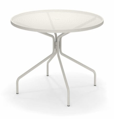 Table ronde CAMBI de Emu, Ø120 cm, Blanc mat