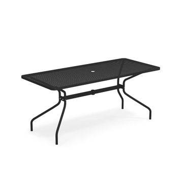 Table rectangulaire CAMBI, 180 x 80 cm, Noir