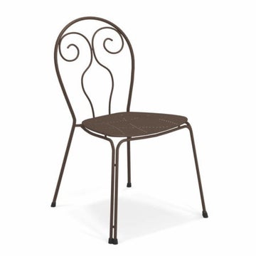 Chaise CAPRERA de Emu, Marron d'Inde