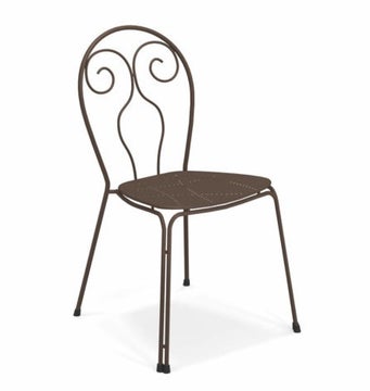 Chaise CAPRERA de Emu, Marron d'Inde Chaise CAPRERA de Emu, Marron d'Inde