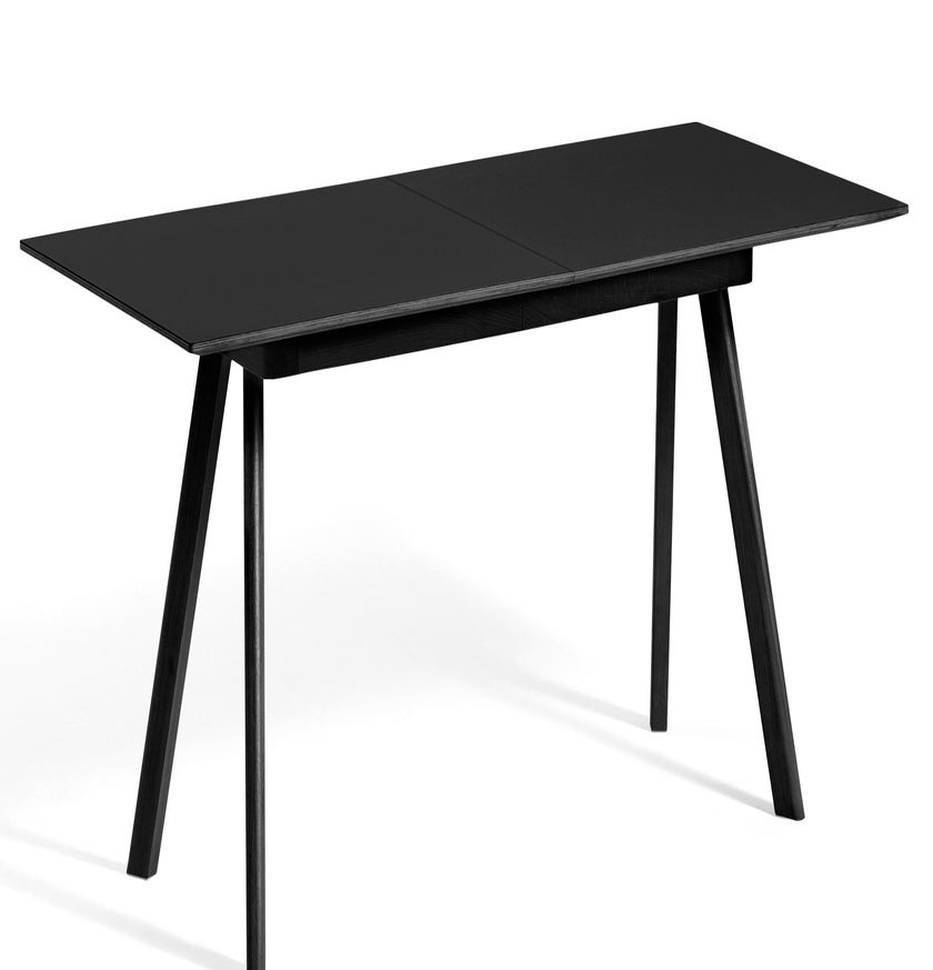 Table à rallonge CPH30 de Hay, 200 x 90 cm, Plateau et pieds en chêne noir vernis naturel