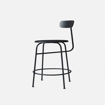 Chaise de comptoir AFTEROOM COUNTER CHAIR de Audo Copenhagen, Noir