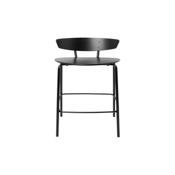 Chaise haute HERMAN de Ferm Living, H. 64, Chêne teinté noir