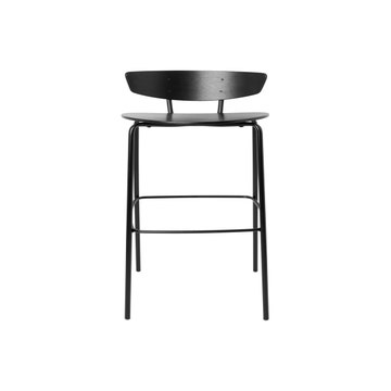 Chaise haute HERMAN de Ferm Living, H. 76 cm, Chêne teinté noir