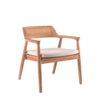 Fauteuil de jardin MAKASSAR, Teck massif