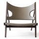 Fauteuil KNITTING de Audo Copenhagen, Dark Stained Oak / Dakar 0311