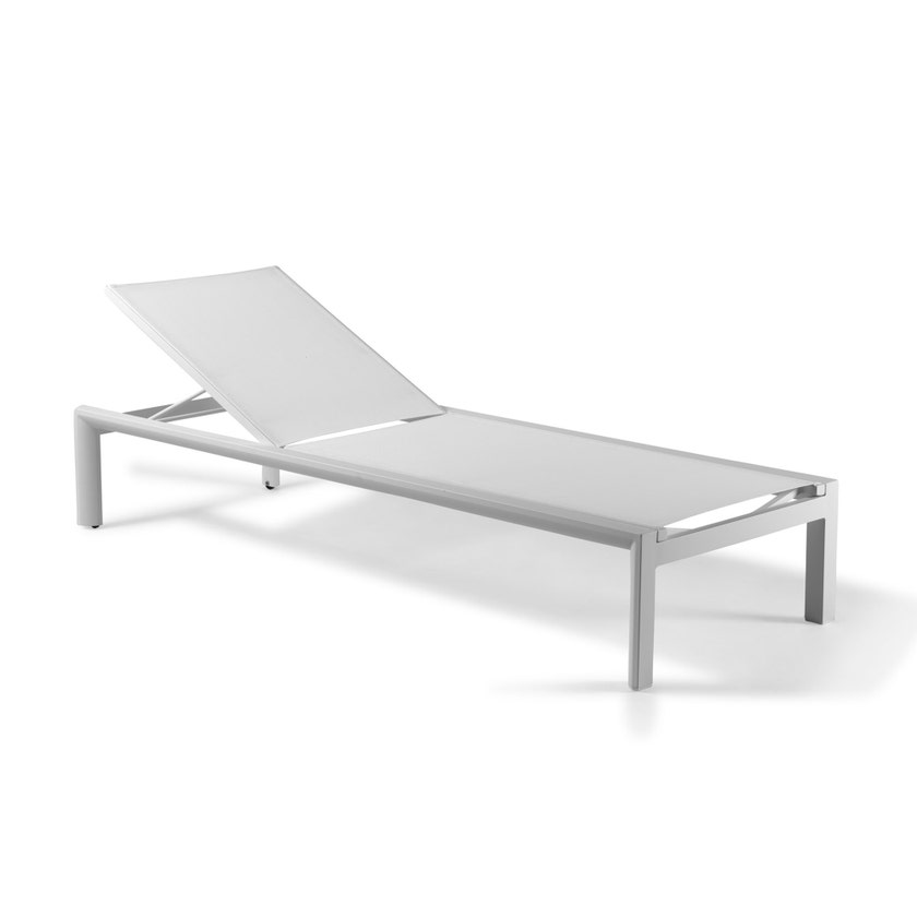 Chaise longue VITTORIO, Blanc Chaise longue VITTORIO, Blanc