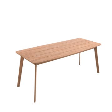Table rectangulaire FOKOS, 280 x 115 cm, Teck