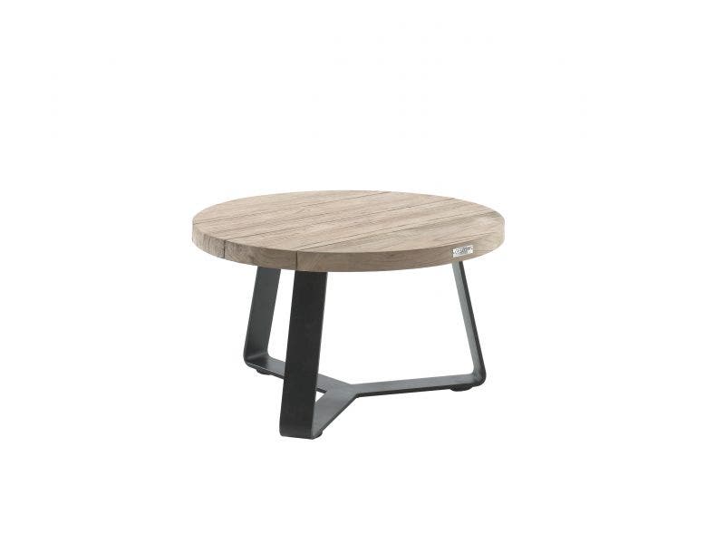Table basse FANNY en teck, D.70 cm Table basse FANNY en teck, D.70 cm