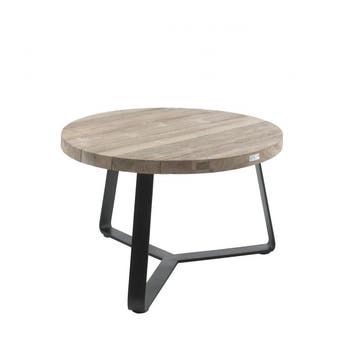 Table basse FANNY en teck, D.100 cm