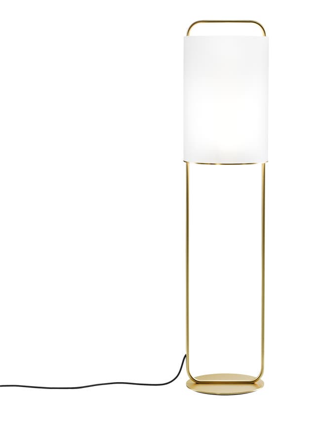 Lampadaire ALISTAIR P DORÉ MAT - DIFFUSEUR EN VERRE SOUFFLÉ de Parachilna Lampadaire ALISTAIR P DORÉ MAT - DIFFUSEUR EN VERRE SOUFFLÉ de Parachilna