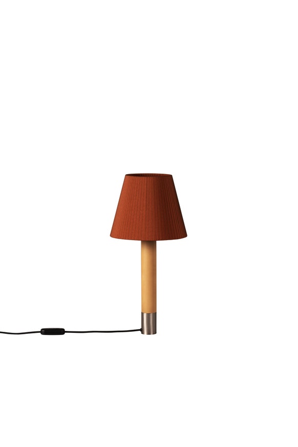 Lampe à poser BÁSICA Bois / Ruban Tuile Lampe à poser BÁSICA Bois / Ruban Tuile