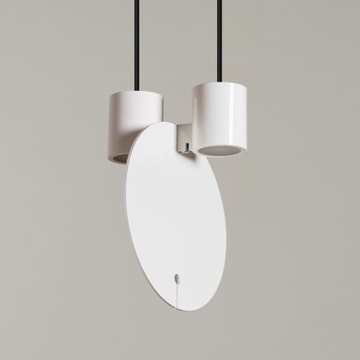 Suspension BIJOU Métal Blanc