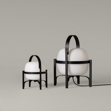 Lampe à poser CESTA EXTERIOR Aluminium  Noir
