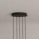 Suspension CIRIO CASCADA Métal Noir / Porcelaine Blanc
