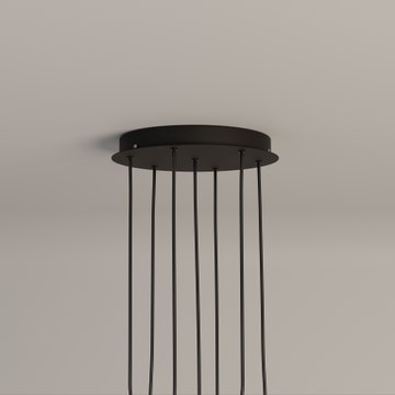 Suspension CIRIO CASCADA Métal Noir / Laiton Laiton
