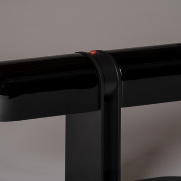 Lampe à poser DUO Verre Noir